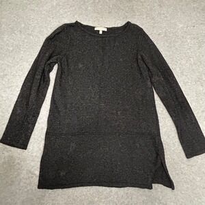 BENEDETTA B Merino Wool Cashmere Blend Cardigan Sweater Made in Italy M Gray